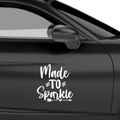 Made to sparkle Aufkleber - Beispielansicht