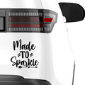 Made to sparkle Aufkleber - Beispielansicht