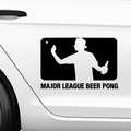 Major league BeerPong Aufkleber - Beispielansicht