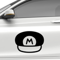 Mario Mütze Aufkleber - Beispielansicht