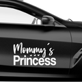 Mommys Princess Aufkleber - Beispielansicht