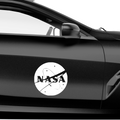 NASA Logo Aufkleber - Beispielansicht