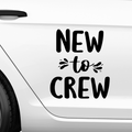 New to Crew Aufkleber - Beispielansicht