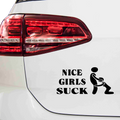 Nice Girls Suck Aufkleber - Beispielansicht