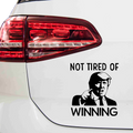Not tired of winning Trump Aufkleber - Beispielansicht