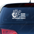 Notbrems Engel Aufkleber - Beispielansicht