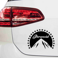 Paranoid Paramount Fakelogo Aufkleber - Beispielansicht