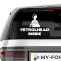 Petrol Head Inside Aufkleber - Beispielansicht