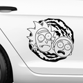 Rick and Morty Portal Aufkleber - Beispielansicht