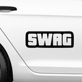 SWAG Schriftzug Nr.4 Aufkleber - Beispielansicht