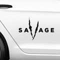 SaVage V Aufkleber - Beispielansicht