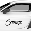 Savage Schriftzug Nr.8 Aufkleber - Beispielansicht