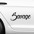 Savage Schriftzug Nr.8 Aufkleber - Beispielansicht