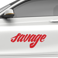 Savage Schriftzug Nr.9 Aufkleber - Beispielansicht