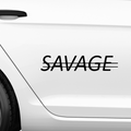 Savage crossed Aufkleber - Beispielansicht