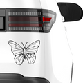 Schmetterling Abstrakt Aufkleber 12 - Beispielansicht
