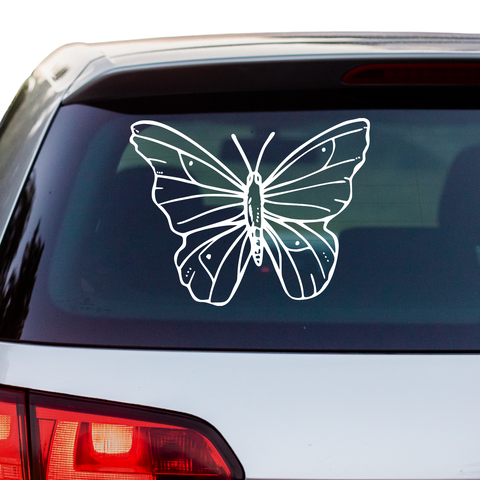 Schmetterling Abstrakt Aufkleber 12 - Beispielansicht