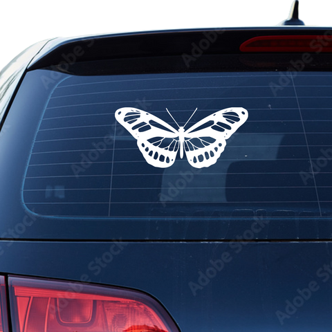 Schmetterling Abstrakt Aufkleber 14 - Beispielansicht
