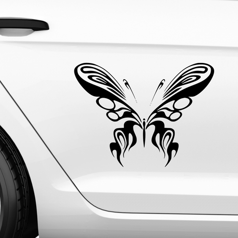 Schmetterling Abstrakt Aufkleber 7 - Beispielansicht