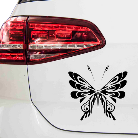 Schmetterling Abstrakt Aufkleber 8 - Beispielansicht