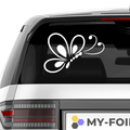 Schmetterling Art Aufkleber - Beispielansicht