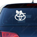 Sexy Toyota Aufkleber - Beispielansicht