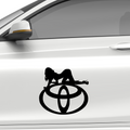 Sexy Toyota Aufkleber - Beispielansicht