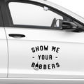 Show me your Boobers Aufkleber - Beispielansicht