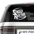 Speed Racer Aufkleber - Beispielansicht