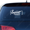 Squat Goals Aufkleber - Beispielansicht