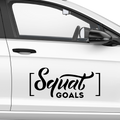 Squat Goals Aufkleber - Beispielansicht