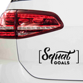 Squat Goals Aufkleber - Beispielansicht