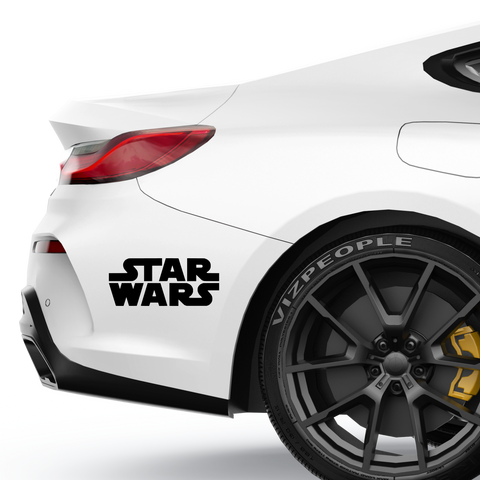 Star Wars Logo Aufkleber - Beispielansicht