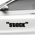Stock JDM Aufkleber - Beispielansicht