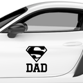 Super Dad Aufkleber Nr 1 - Beispielansicht