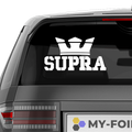 Supra Krone Aufkleber - Beispielansicht