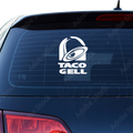 Taco Gell Taco Bell Fakelogo Aufkleber - Beispielansicht