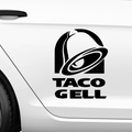 Taco Gell Taco Bell Fakelogo Aufkleber - Beispielansicht