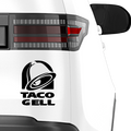 Taco Gell Taco Bell Fakelogo Aufkleber - Beispielansicht