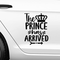 The Prince has arrived Aufkleber - Beispielansicht