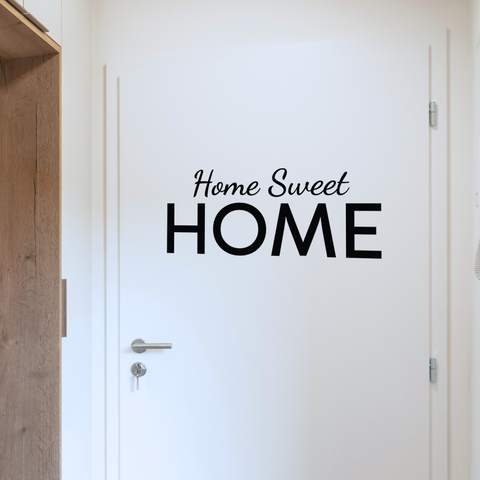 Türbeschriftung Klebebuchstaben