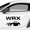 WRX JDM Aufkleber - Beispielansicht