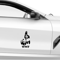 WWF Fakelogo Aufkleber - Beispielansicht