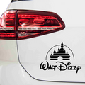 Walt Dizzy Walt Disney Fakelogo Aufkleber - Beispielansicht