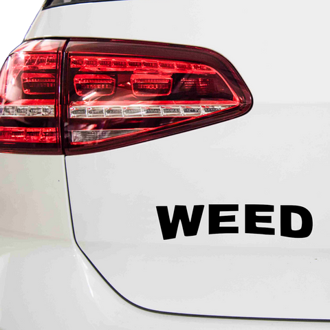 Weed Aufkleber - Beispielansicht