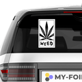 Weed Black Aufkleber - Beispielansicht