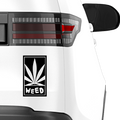 Weed Black Aufkleber - Beispielansicht