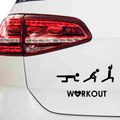 Workout Aufkleber - Beispielansicht