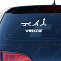 Workout Aufkleber - Beispielansicht