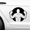 Workout Guy Aufkleber - Beispielansicht